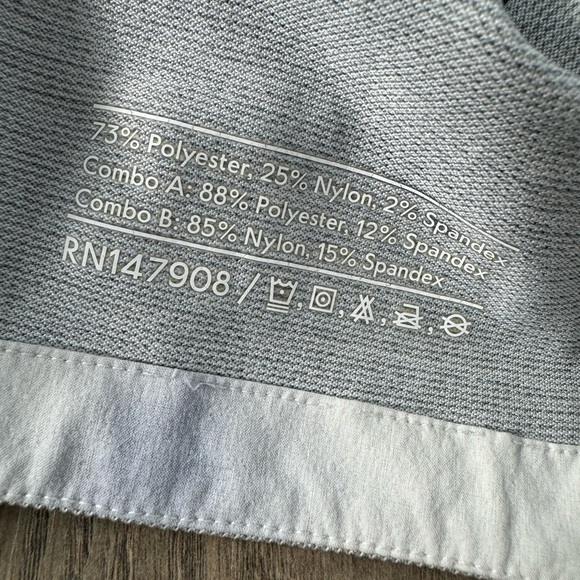 Outdoor Voices Polo Shirt Light Gray mens XL COLLARED Button - Picture 5 of 6